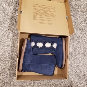 Koolaburra by UGG Victoria Tall Boots - Insignia Blue- Girls 13